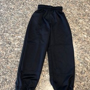 Youth black baseball pants. Size small